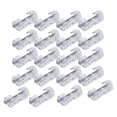 thumbnail image 1 of 20 Pcs Cable Clips Clear Cable Management TV PC Wire Holder Desk Cord Organizer, 1 of 13
