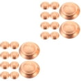 20 Pcs Cap Water Line End Caps Copper Plugs for Round Holes