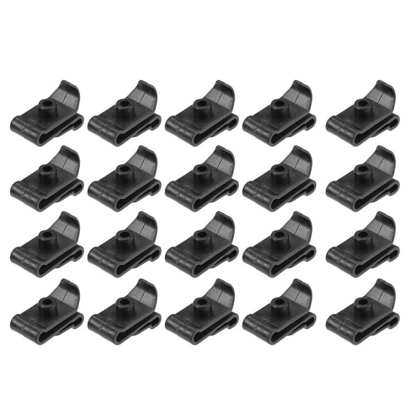 20 Pcs Car Fender Flare Bumper Clip U Nut for Toyota Highlander 2006-2010 No.90467-05114 Black
