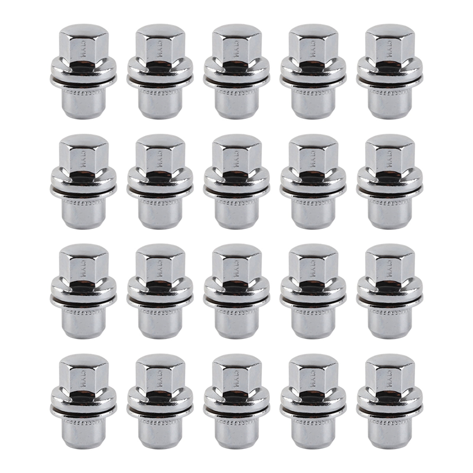 20 Pcs Car Stainless Steel Wheel Nut for Discovery 3 4 5 Range Rover