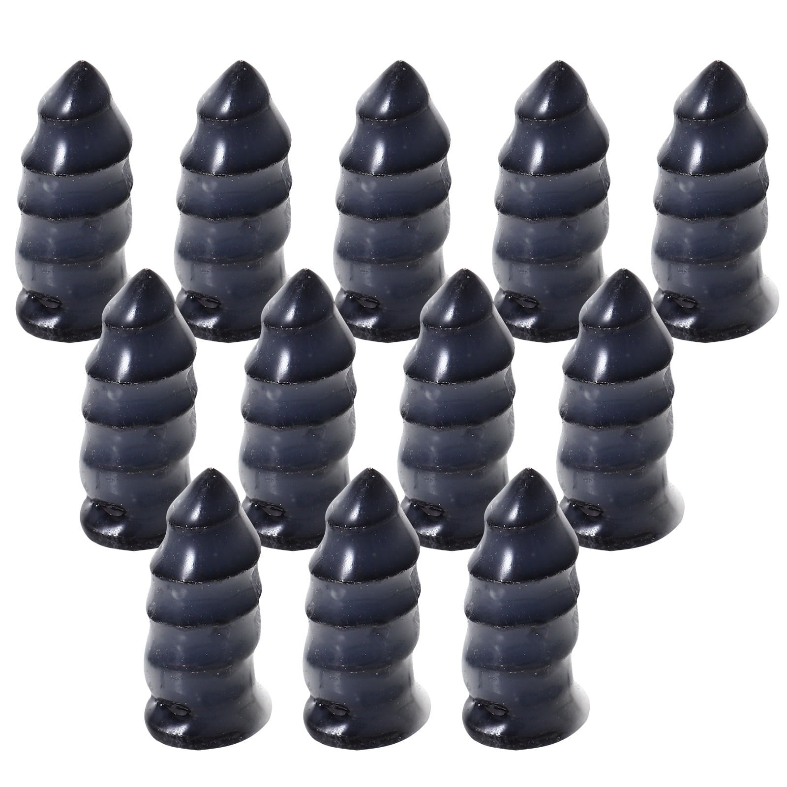 20 Pcs Car Tires Studs Motorcycle Vacuum Glue Nails Vacuum Tire Repair Nails (Black)