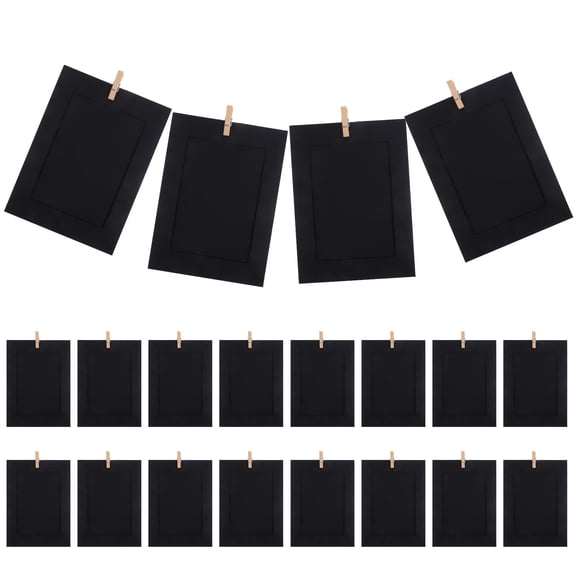 20 Pcs Cardboard Photo Frame Display Collage Picture Frames Cartoon Craft Durable