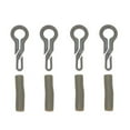 thumbnail image 1 of 20 Pcs Carp Fishing Rubber Back Clip with Sleeve Safety Carp Fish Accessorie, 1 of 10