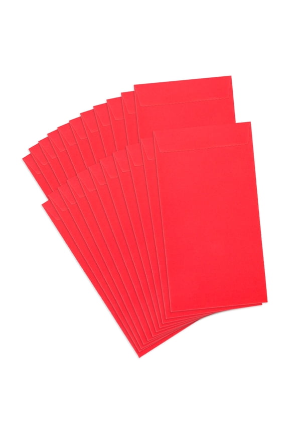 20pcs Rectangular Paper Storage Envelopes Cash Holder Simplified Traditional Style