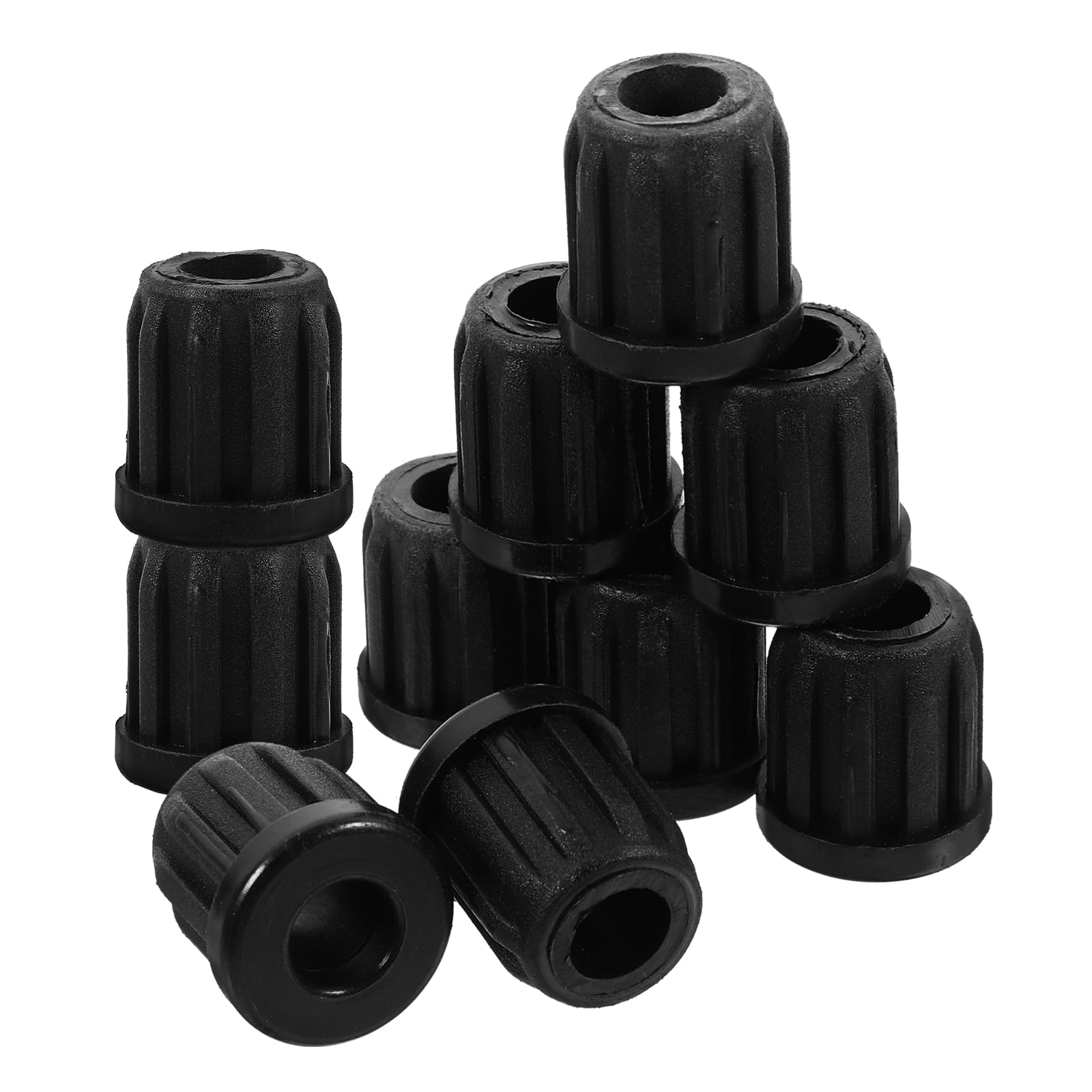 20 Pcs Caster Rubber Sleeve Stem Carassosories Furniture Insert Socket