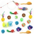 thumbnail image 1 of 20 Pcs Cat Toys Kitten Toys Cat Stocking Toys Cat Chew Toys for Aggressive Chewers Cat Toys for Small Cats Toys & Games Cat Chew Toy Cat Chew Toys Kitten Chew Toys Squeaky Cat Toys, 1 of 4