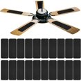 20 Pcs Ceiling Fan Filters For Blades Unscented Carbon Air Filters