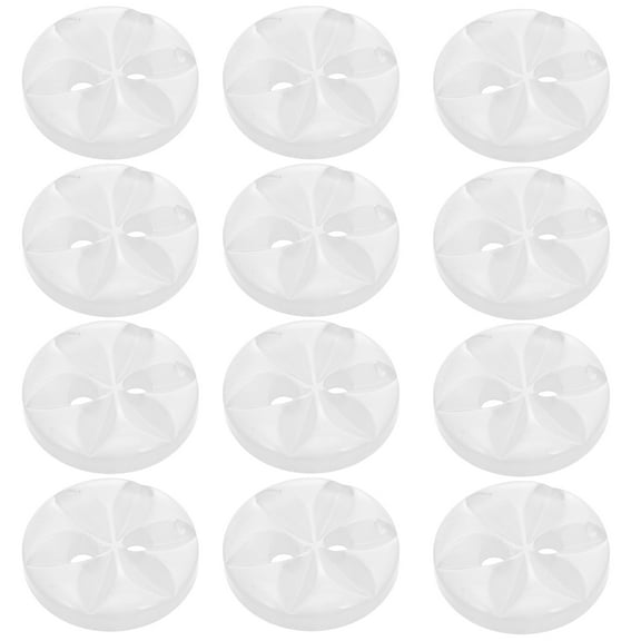 20 Pcs Children's Pearlescent Buttons Buttons for Clothes Pants Button Round Buttons Flower Buttons Baby