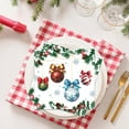 thumbnail image 1 of 20 Pcs Christmas Guest Napkins 3 Ply Holiday Disposable Paper Pack Christmas balls Paper Luncheon Dinner Hand Napkins Beverage Disposable Napkin for Xmas Party, 1 of 6