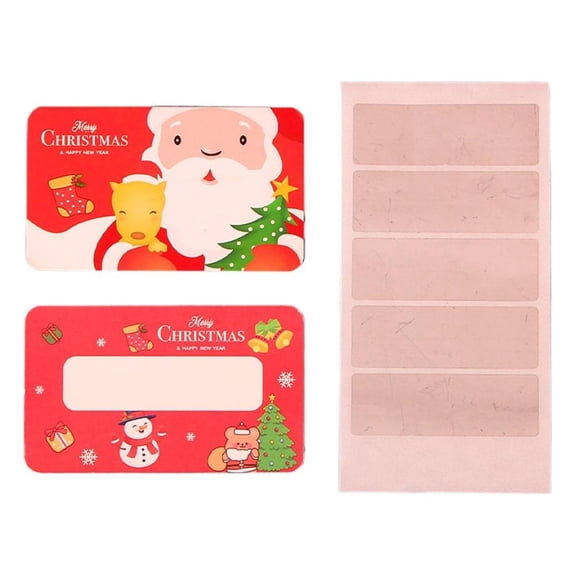 20 Pcs Christmas Reward Scratch Card, DIY Scratch Off Game Cards and Stickers Motivational Scratch Off Tickets, for Groups Activity Xmas Party Supplies