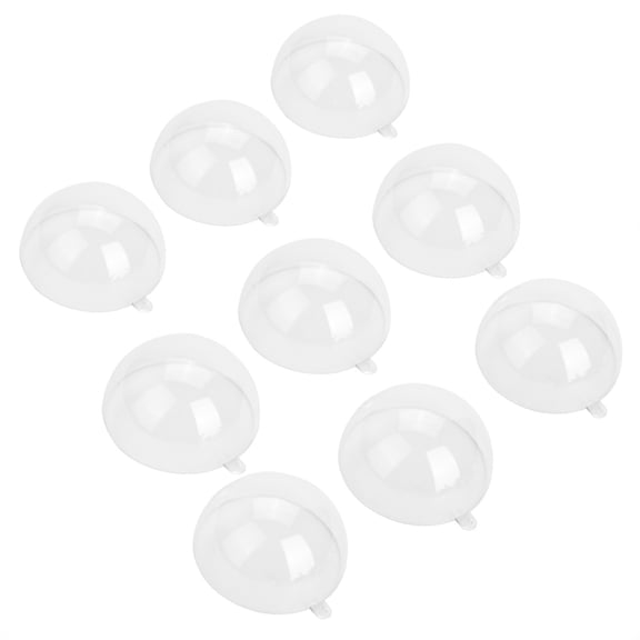 20 Pcs Clear Fillable Ornament Balls DIY Transparent Plastic Craft Spheres Decorative Tree Baubles for Holiday Wedding Party Home Displays 1.97 inches 5 cm Diameter Pack