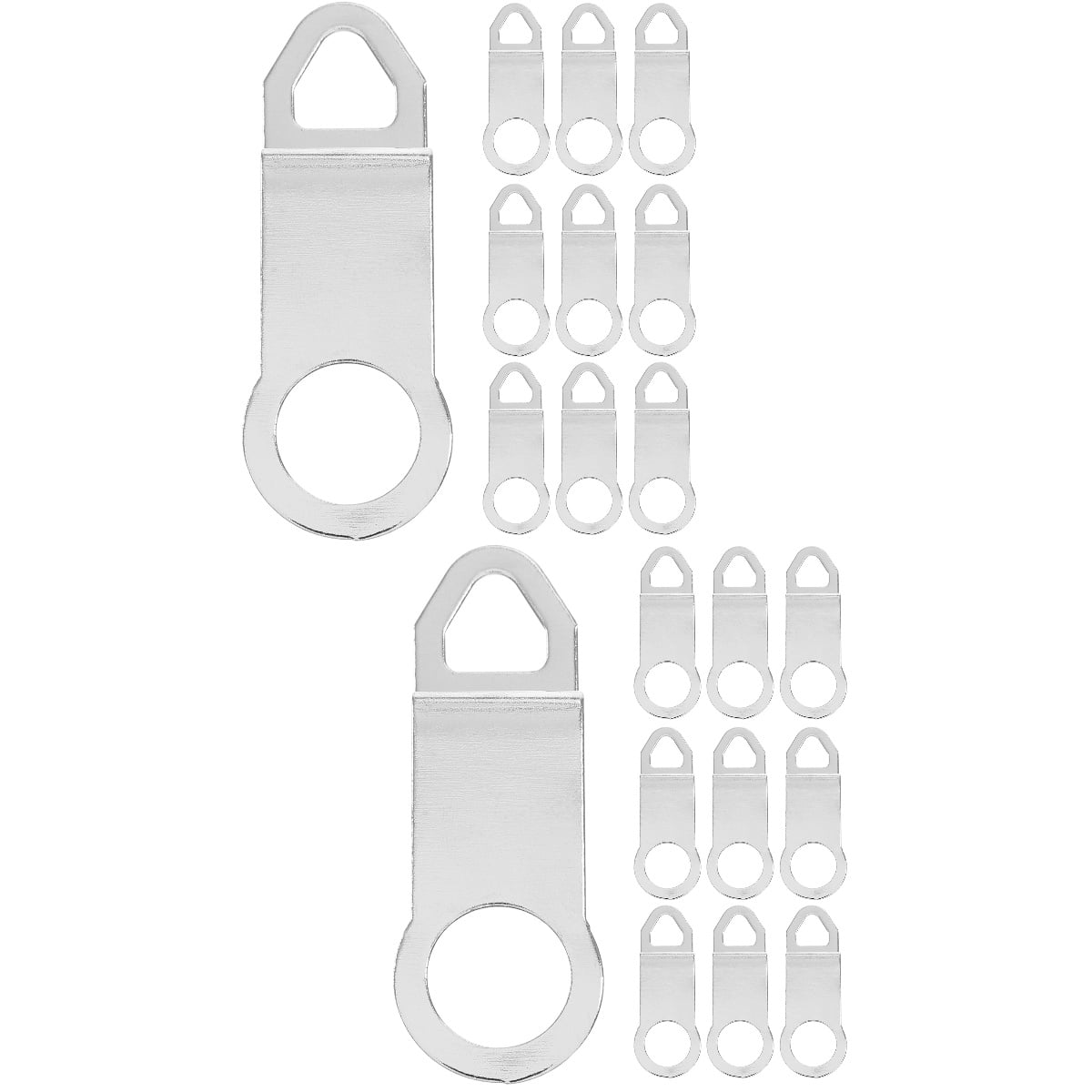 20 Pcs Metal Clock Hooks for Wall Mounting, Coat Hangers, Quartz