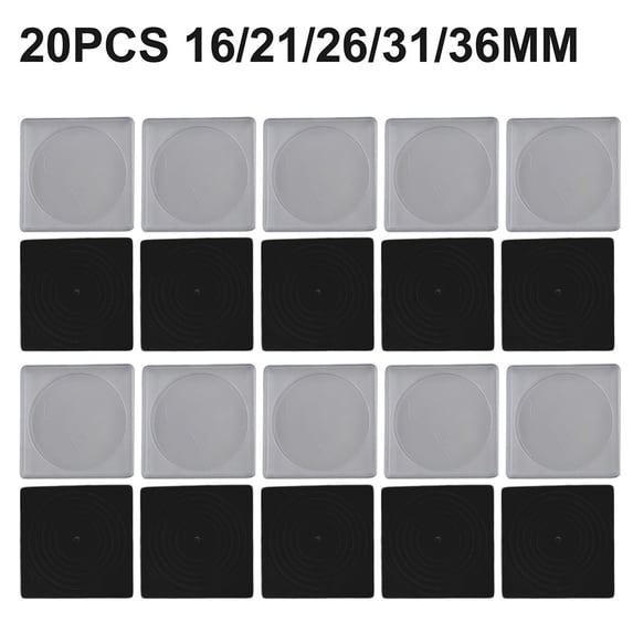 20 Pcs Collection Organizer Storage Box Coin Capsule Case Container Square