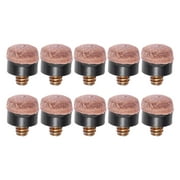 20 Pcs Cue Tips 10mm Billiard Cues Tips Replacement Screw-on Tips Accessories