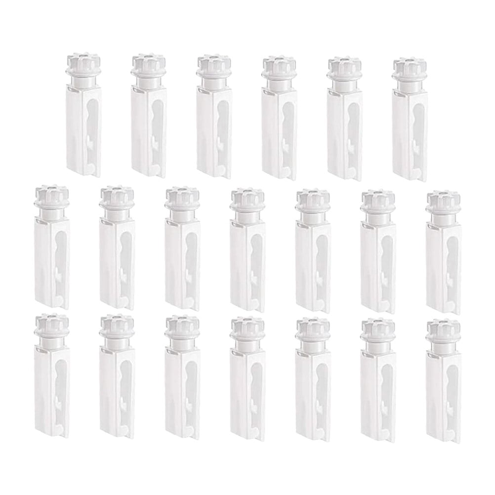 20 Pcs Curtain Runners Wheel Heavy Duty Hooks Window Roller Guide