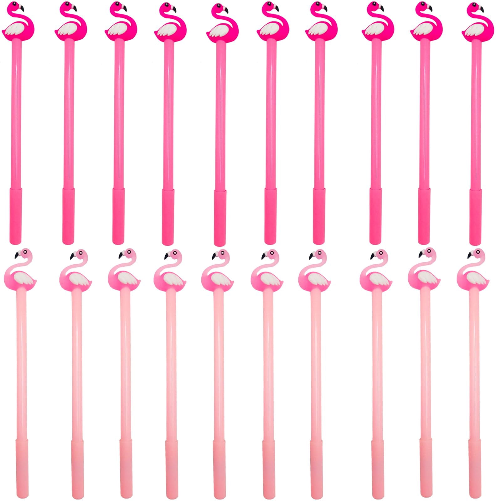 20 Pcs Cute Flamingo Pens Gel Ink Pens Fun Kawaii Pens Animals Writing ...