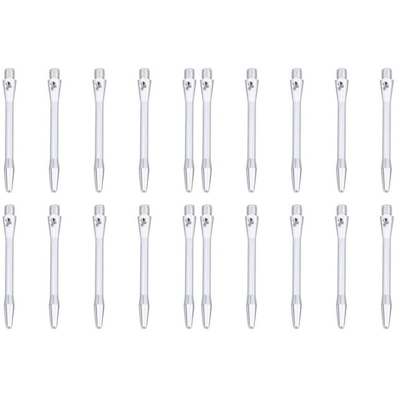 20 Pcs Darts Accessories Shafts and Flights Screw Major Alloy