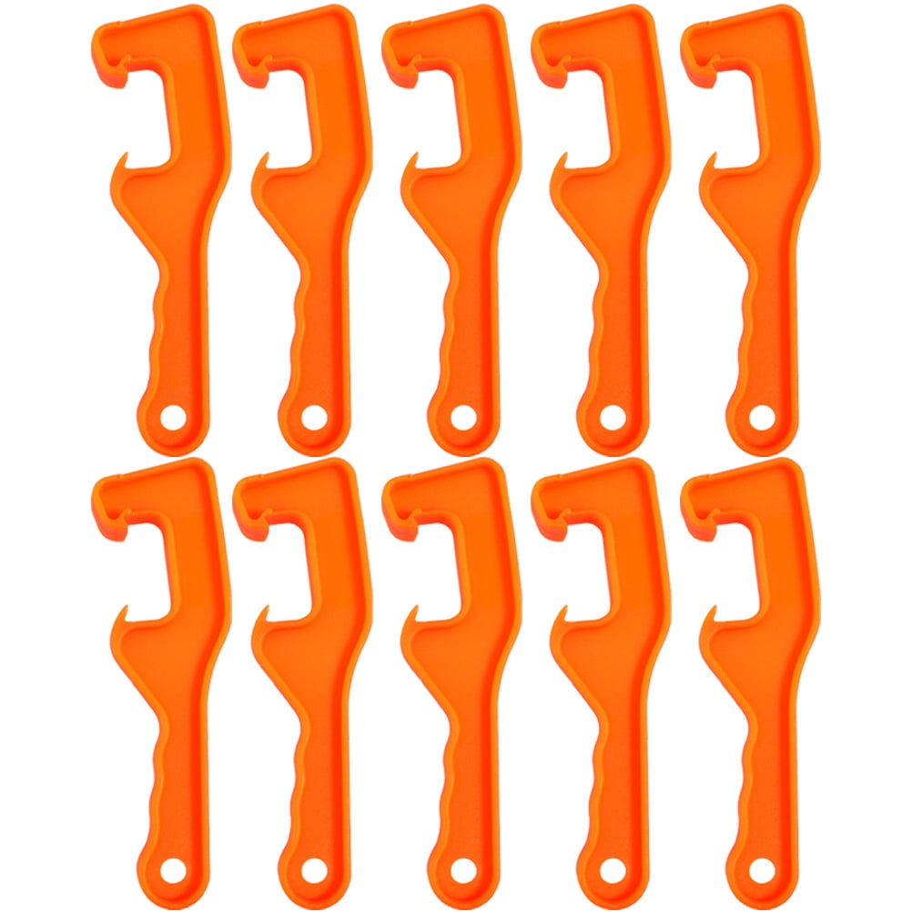 20 Pcs Decapper Plastic Gallon Bucket Lid Removal Tool Round Draining