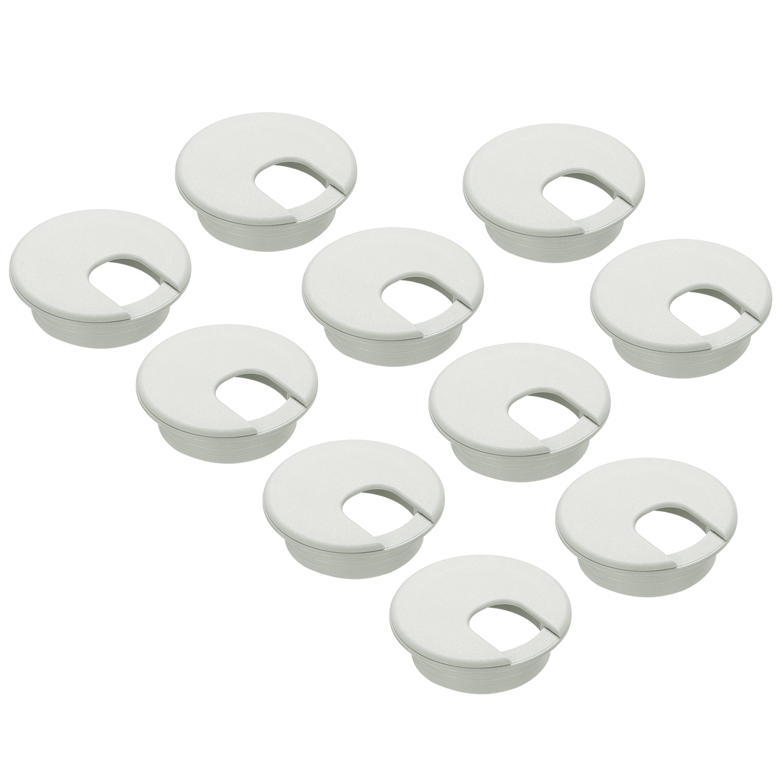 20 Pcs Desk Grommet 2 Inch,ABS Plastic Round Desk Hole Cover,50mm,Gray