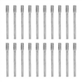 thumbnail image 1 of 20 Pcs Diamond Grinding Bits 4mm Cylinder Head Grinding Bit Rotary Diamond Burr Set for Most Rotary Tool Bit Grinder, 1 of 3