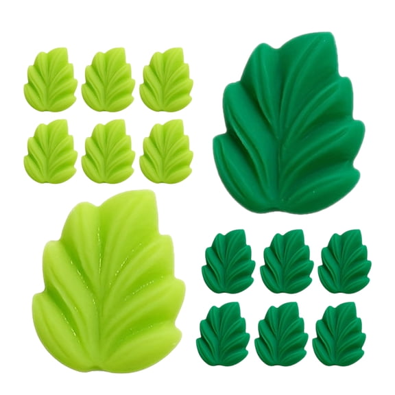 Masteelf Cute Leaf Push Pins with Realistic Design for Office Use Decorative Resin Thumb Tacks Assorted Color