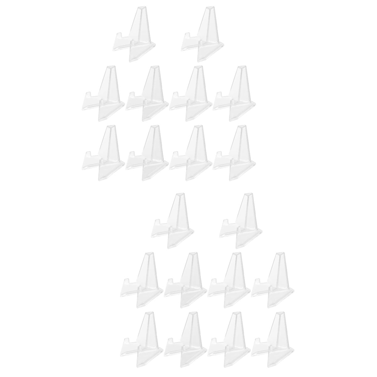 20 Pcs Display Shelves Coins Mini Easel Stand Badge Coin Display Stands