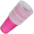 thumbnail image 1 of 20 Pcs Disposable Party Cup Birthday Decoration (rose Red 16oz Plastic 20pcs) Cups for Drinking Water Hot Wedding Wine, 1 of 6