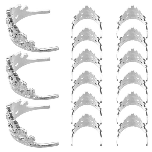 20 Pcs Mini Doll Crowns Princess Jewelry Accessories for Dolls Decor and Toys