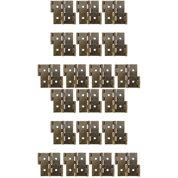 20 Pcs Double Door and Window Cabinet Hinges, Door Closer Devices, Folding Screen Door Hinges for Home and Office Use