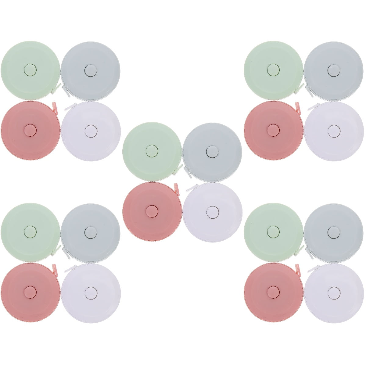 20 Pcs Double Scale Tape Measure Weight Loss Flexible Rule Cloth Sewing