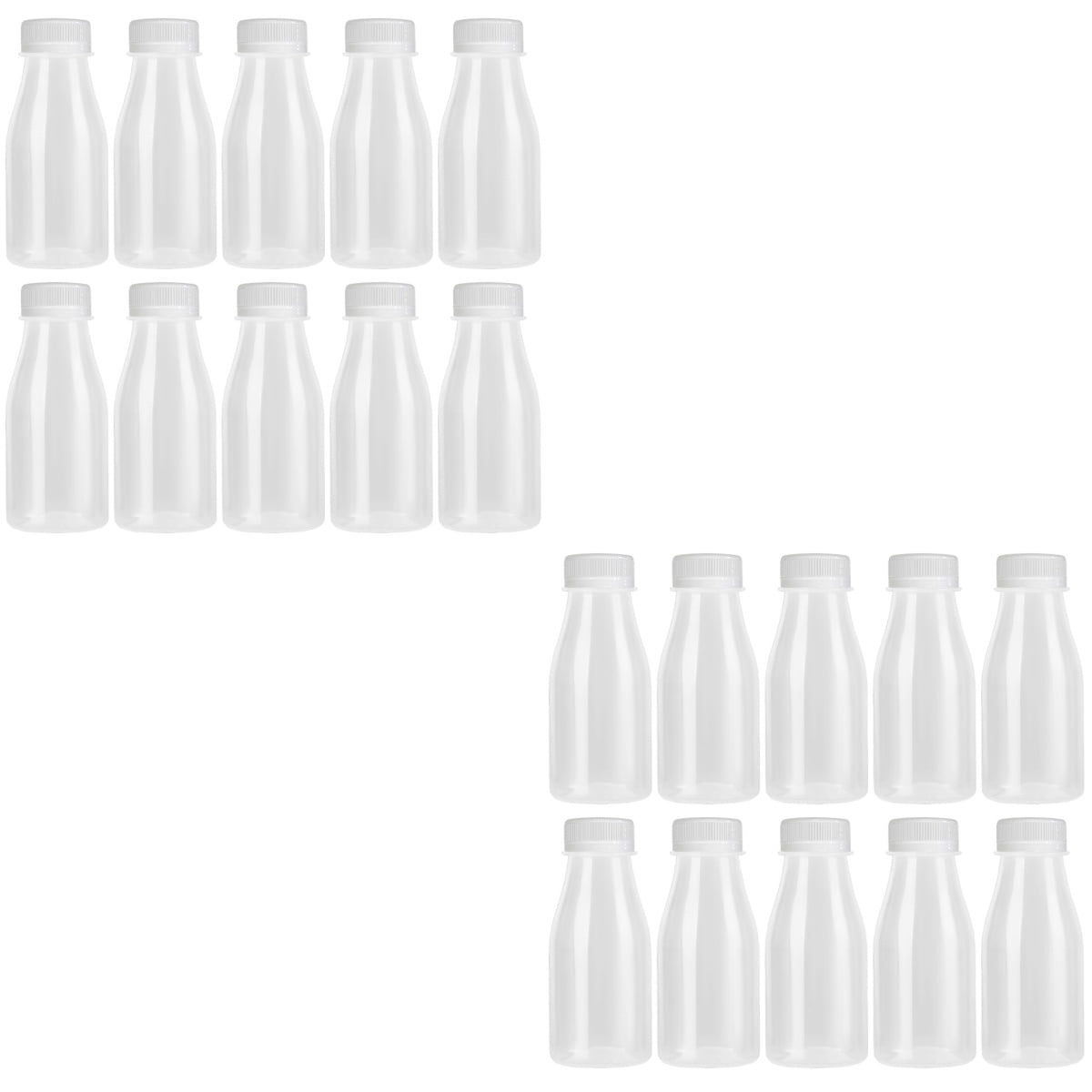 20 Pcs Drink Bottle Food Containers with Lids Juice Storage Bottles Hot