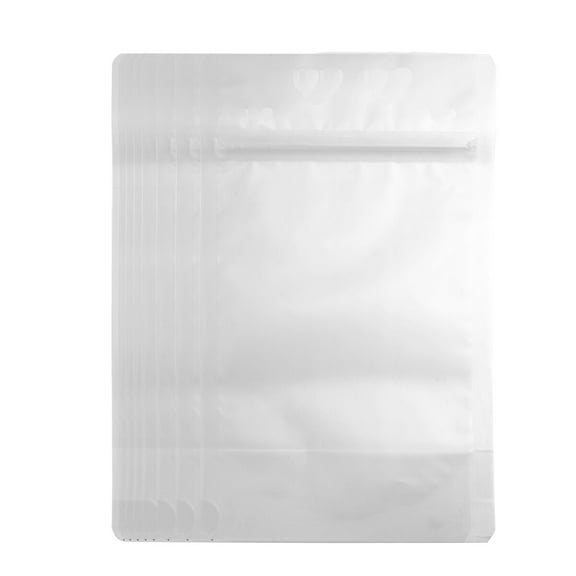 NIAIZEK Clear Leak Reclosable Drinking Bags 20 Pack Portable Storage Pouches for Outdoor Travel