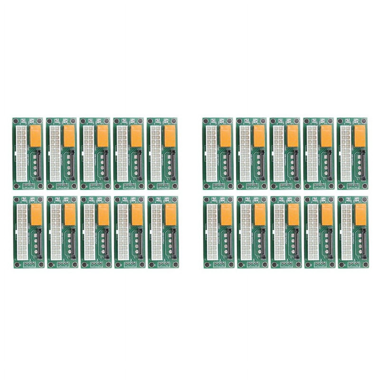 20 Pcs Dual Psu Power Synchronization Adapter Add2Psu Atx 24Pin Sata ...