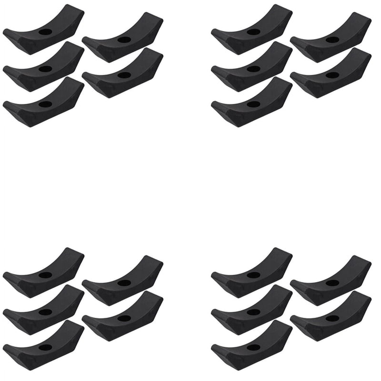 20 Pcs Dumbbell Racks Dumbbell Holders Dumbbell Brackets Dumbbell Storage Weight Stands,20 x Dumbbell Racks,black