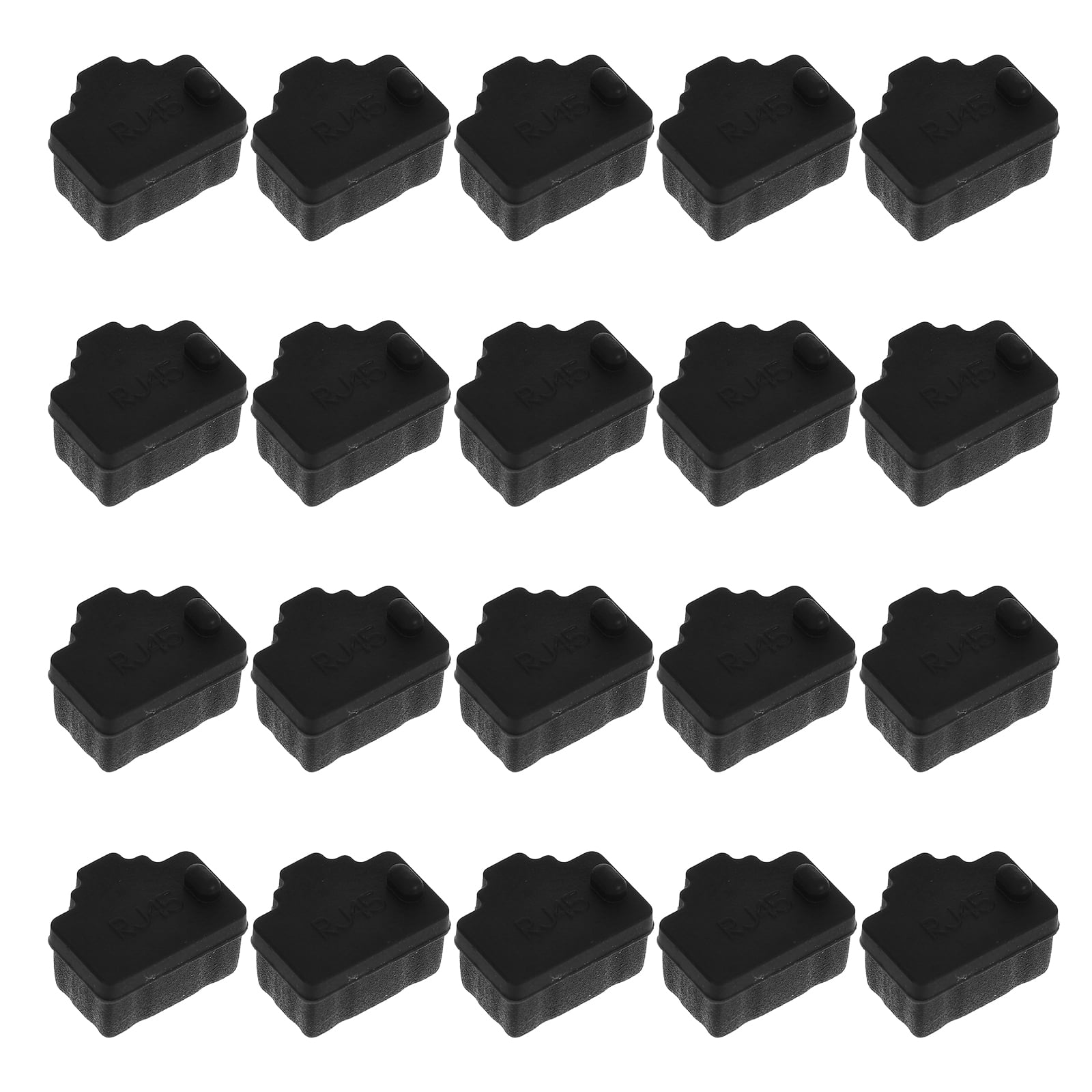 20 Pcs Dust Plug Silicone Network Interface Covers Ethernet Port Dust ...