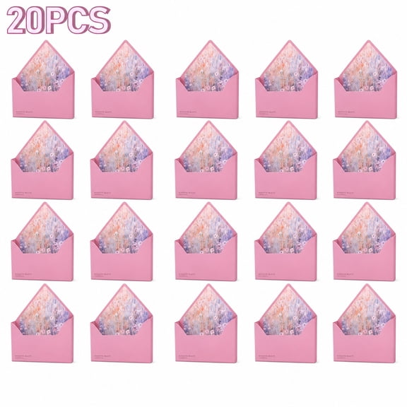 20 Pcs Envelope Flower Bouquet Boxes, Elegant Purple Floral Gift Packaging Boxes for Florists, Summer Wedding Decorations, Mother's Day, Graduation Bouquets, Flower Arrangement Presentation