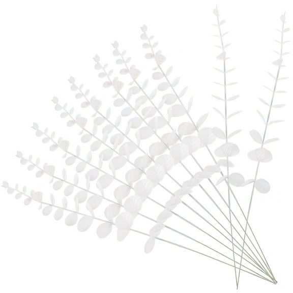 20 Pcs Artificial Eucalyptus Leaves Branches Faux Greenery Picks for Home Decor, Wedding, Crafts, Floral Arrangements