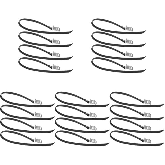 20 Pcs Exercise Bike Leg Straps Cycling Fix Bands Cycle Excercise Toe Adjustable Fitness