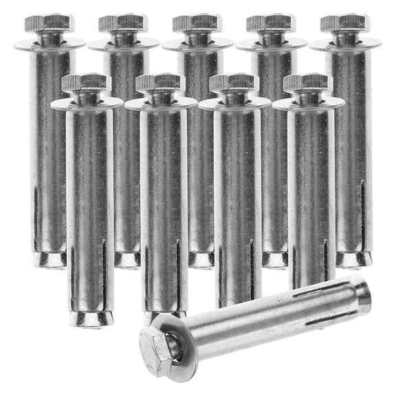 20 Pcs Expansion Screw Chain Adjusters Double Poles Screws Silver