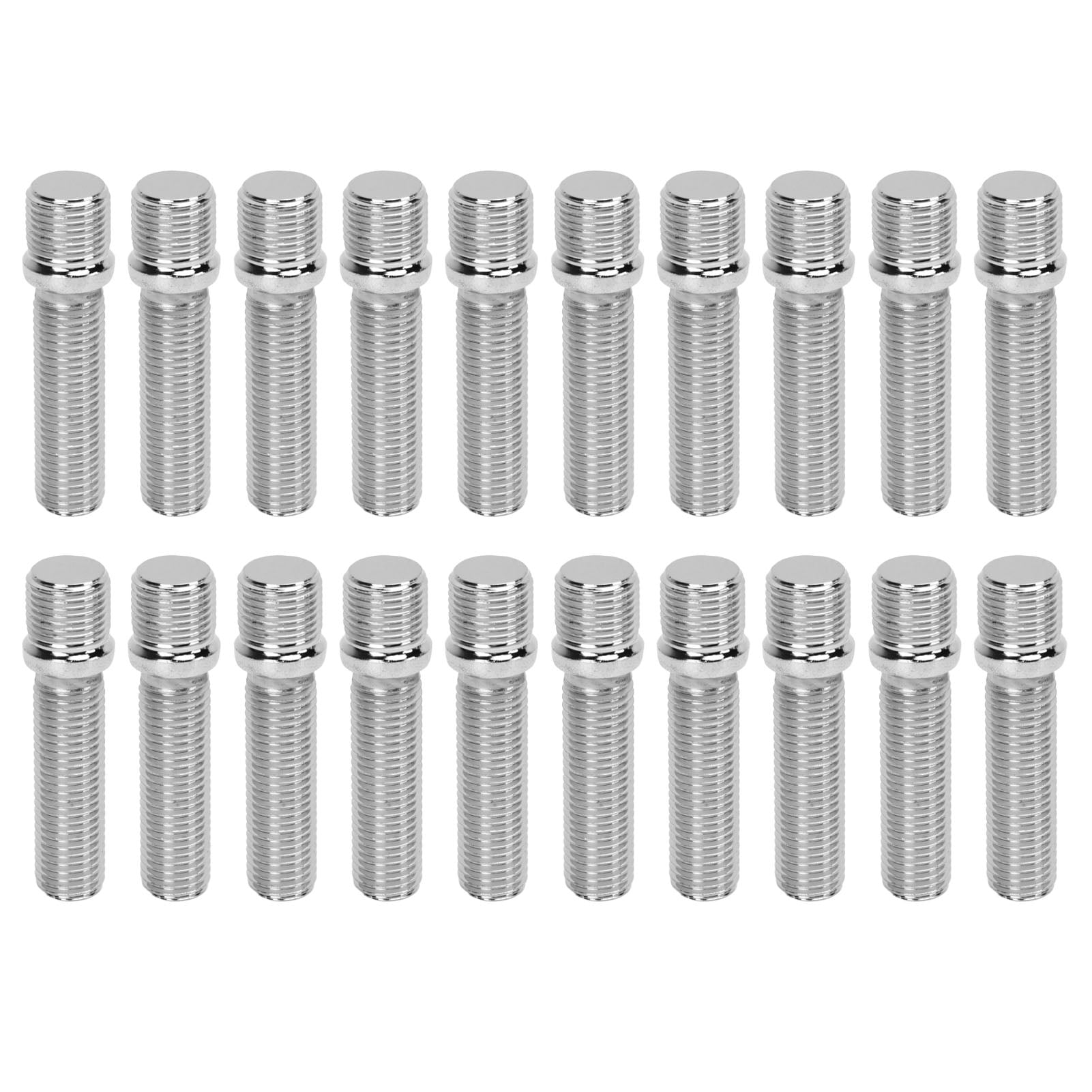 20 Pcs Extended Wheel Studs M14x1.25M12x1.5 58mm with 41mm Shank