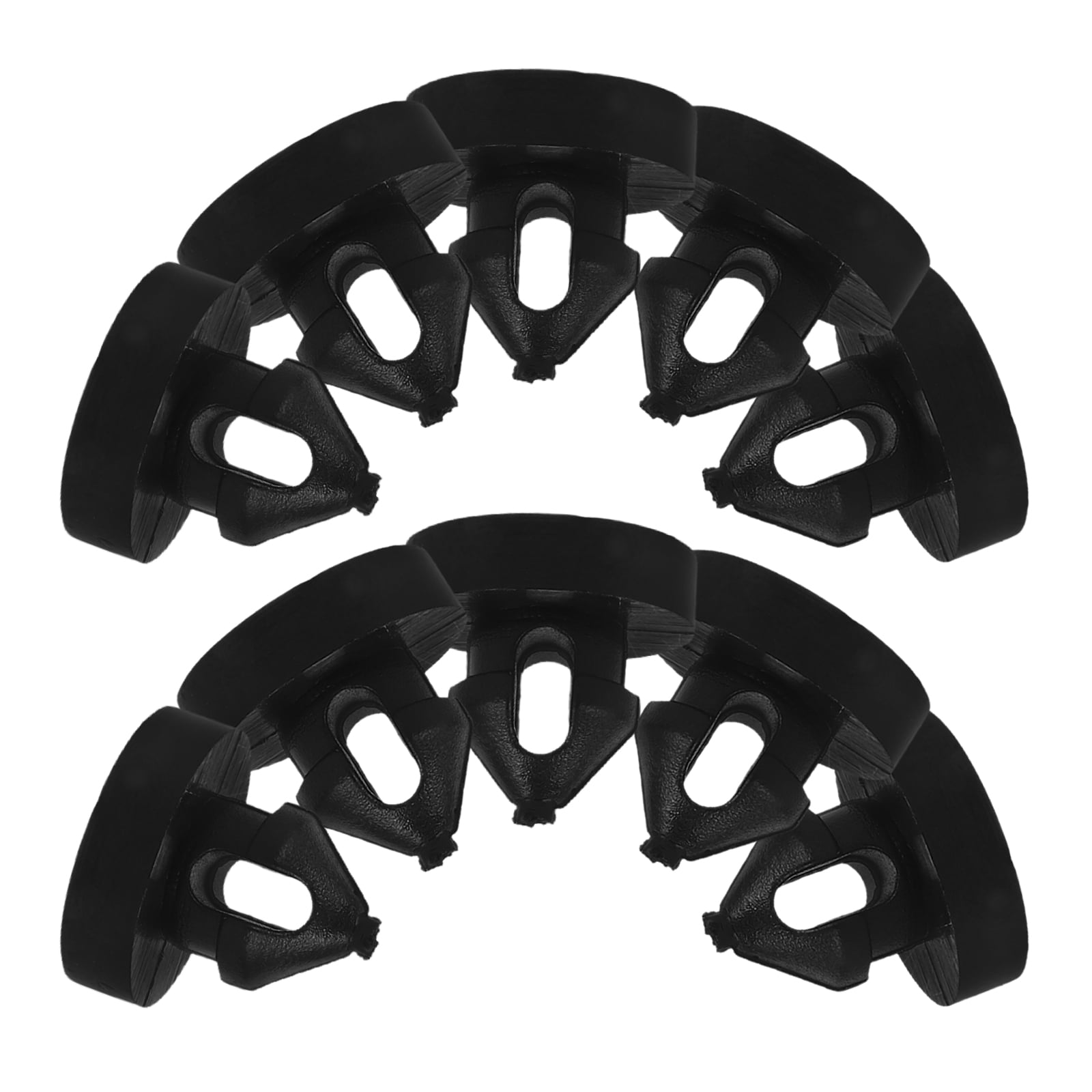20 Pcs F6 Brake Pedal Parking Pad Brake Pedal 1.50X1.50X1.50CM Black