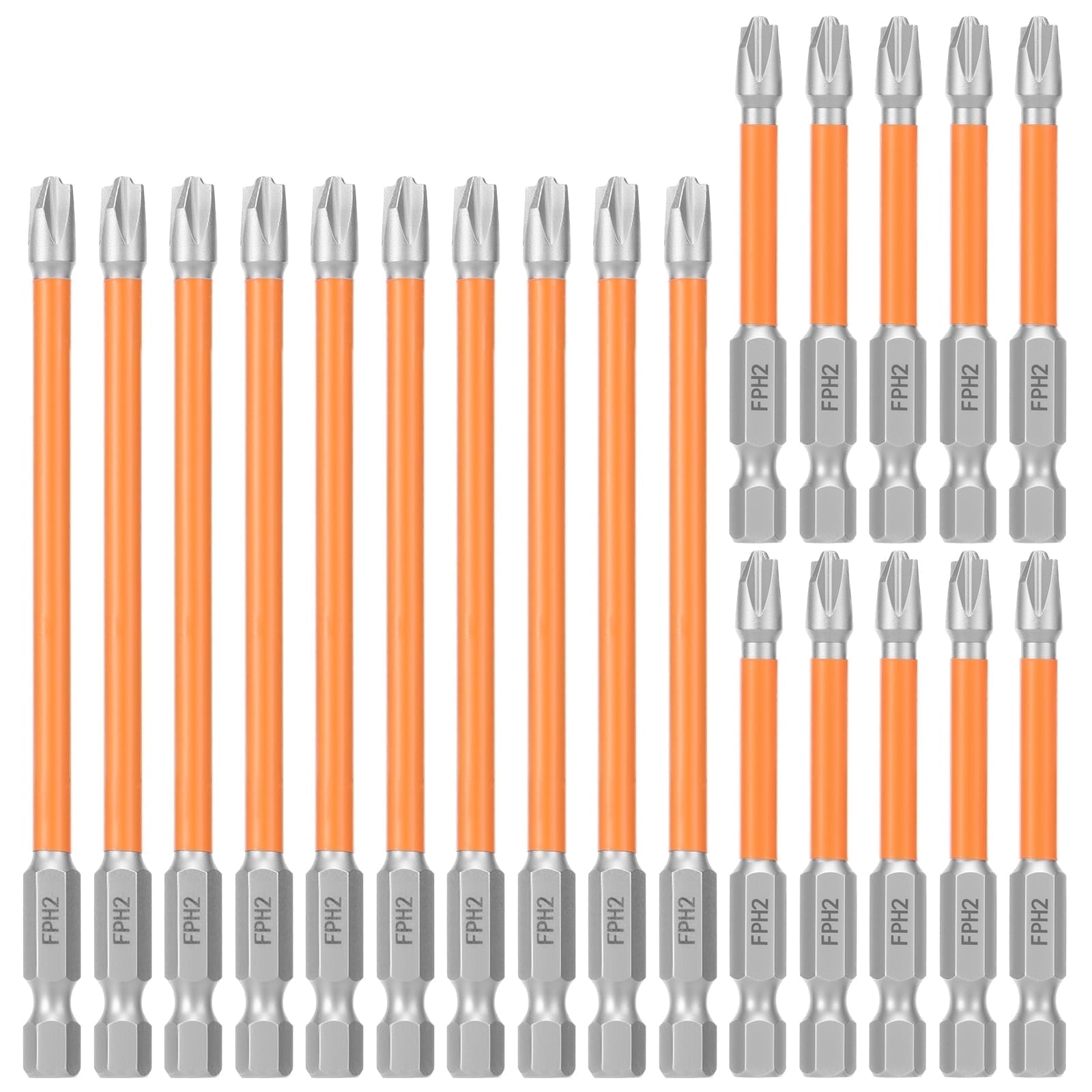 Toorise 20 Pcs FPH2 Impact Screwdriver Bit Set, Wear Resistance ...