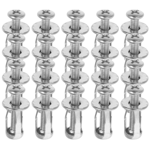 20 Pcs Fitted Expansion Screw 2.30X1.10X1.10CM Silver