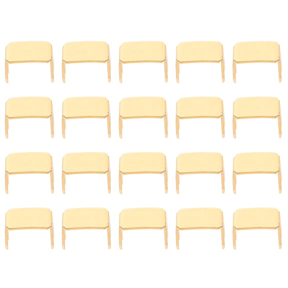 Copper Golden Zipper Repair Kit with 20 Pieces for Fixing Jackets Bags Clothing at Home 20pcs