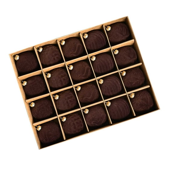 20 Pcs Flocked Christmas Balls 2.4 Inch Coffee Color For Tree Decorations Velvet Ornaments Plastic Material Christmas Tree Balls With Hanging Rope Festive Decorations For Holiday Decor Cof