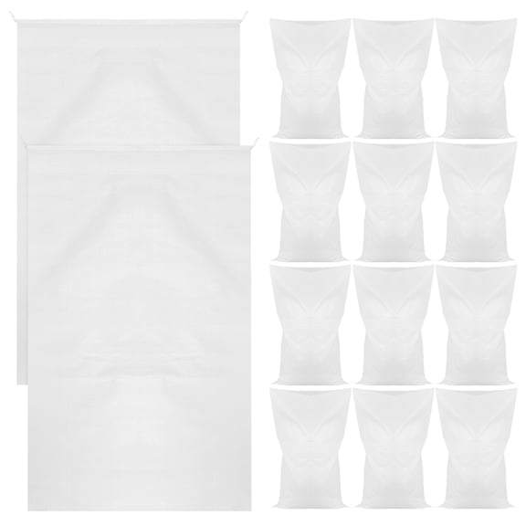 20 Pcs Flood Control Sandbags 93.00X54.00X0.10CM White
