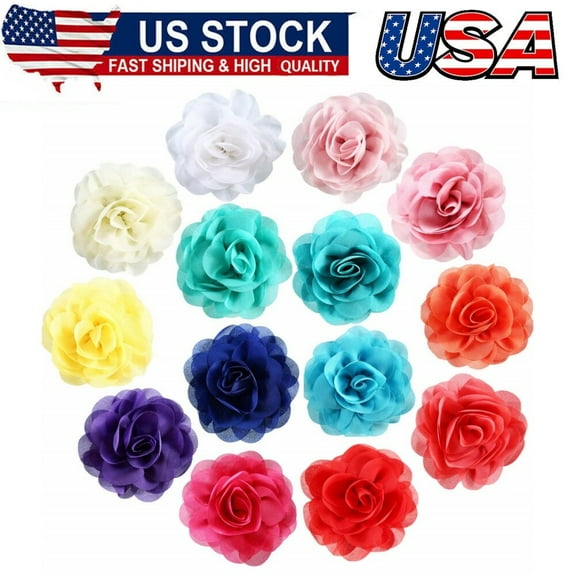 20 Pcs Flower for Dog Collar Pet Collar Flowers Charms Multi Color Bow Tie Puppy