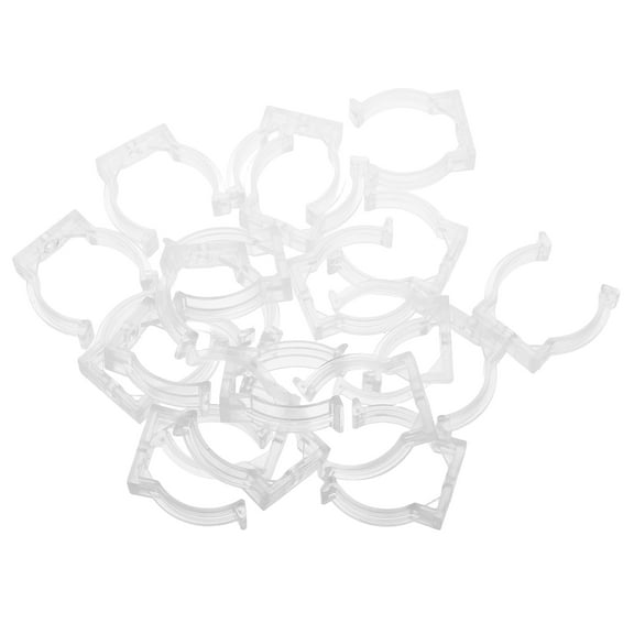 20 Pcs Fluorescent Lamp Clamp LED Bulbs Light Clip Neon Tube Lights Mounting Clips Lamp Tube Fixing Clip Bulb Accessory