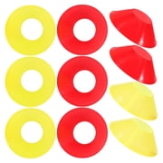 IDEANATEGRATE Mini Soccer Cones Training Cones Red 20-Pcs For In Speed Training