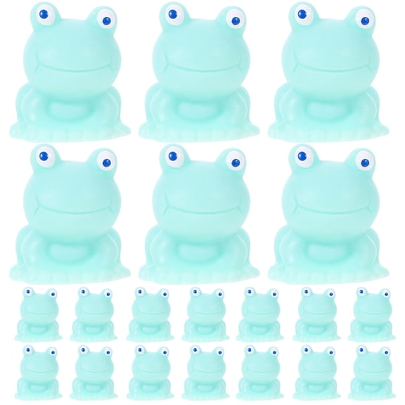 20 Pcs Frogs Frog Statue Ornament 1.70X1.50X1.50CM